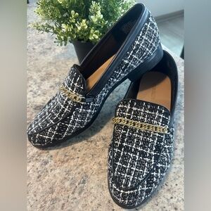 Women’s casual shoes. Flats, Size 10, Plaids